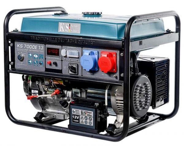 ���������� ��������� Konner&Sohnen KS 7000E 1/3, 230/400�, 5.5/5.0���, 25�, LED-�������, ���(ATS), 81�� KS7000E-1/3 - �������� 1